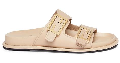 fendi buckle mule|fendi slides for women.